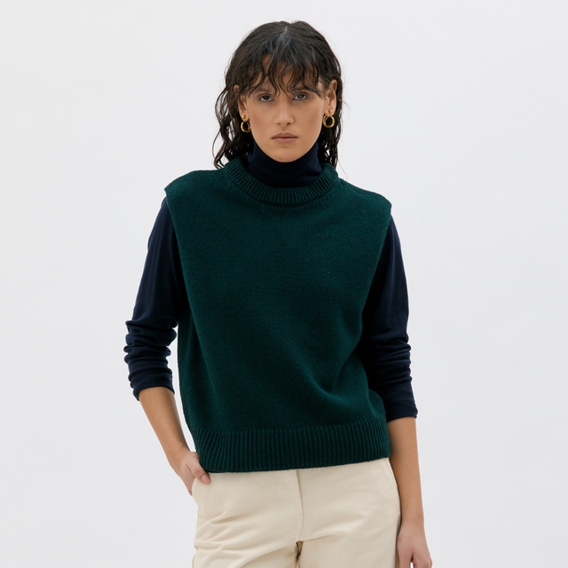 MASKA | Nera Vest | Pine Green