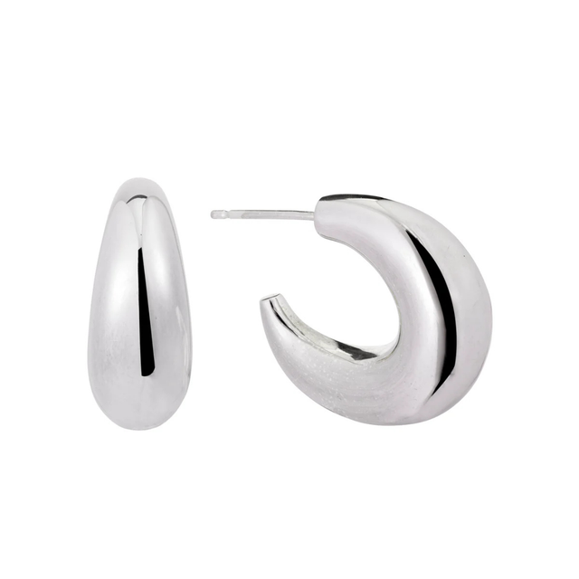 Natasha Sherling | Power Hoop | Silver