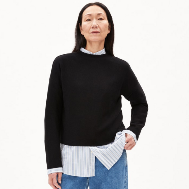 Armedangels | MERINAA | Organic Jumper | Black