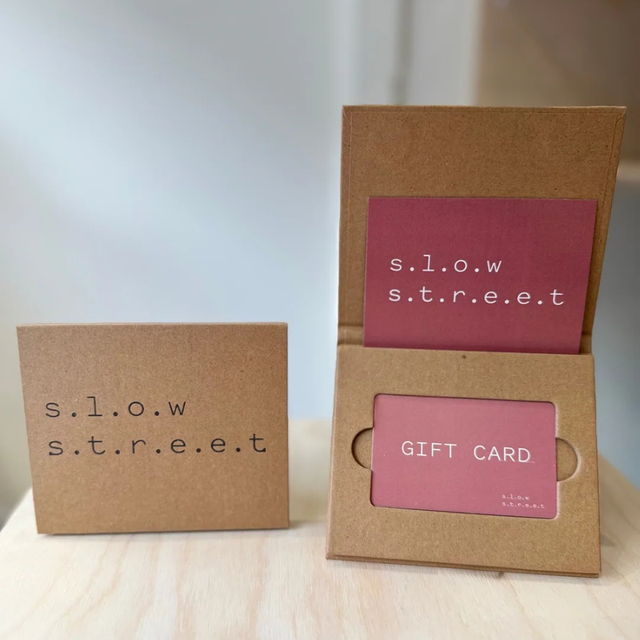 The Slowstreet Gift Voucher