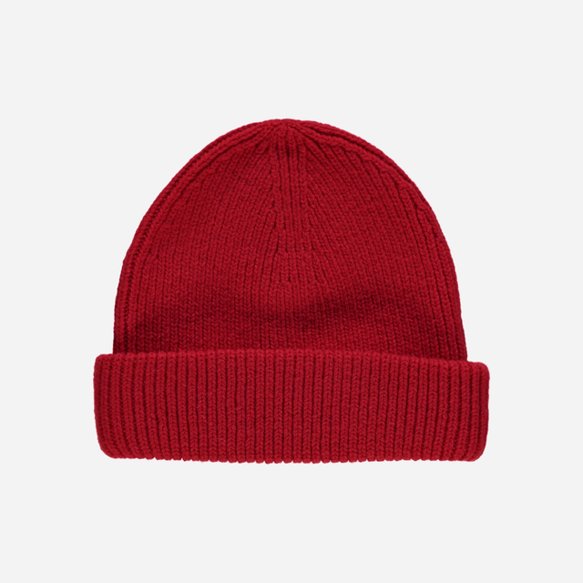 Poudre Organic  | Wool Beanie | Scarlett Red