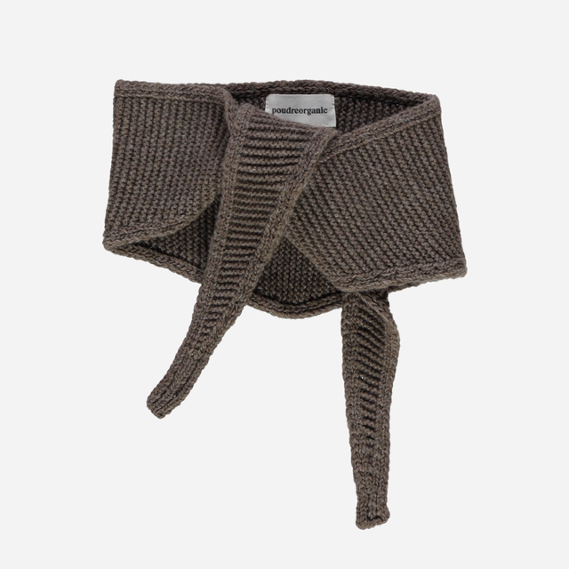 Poudre Organic | FOULARD Necktie | Brown Caribou