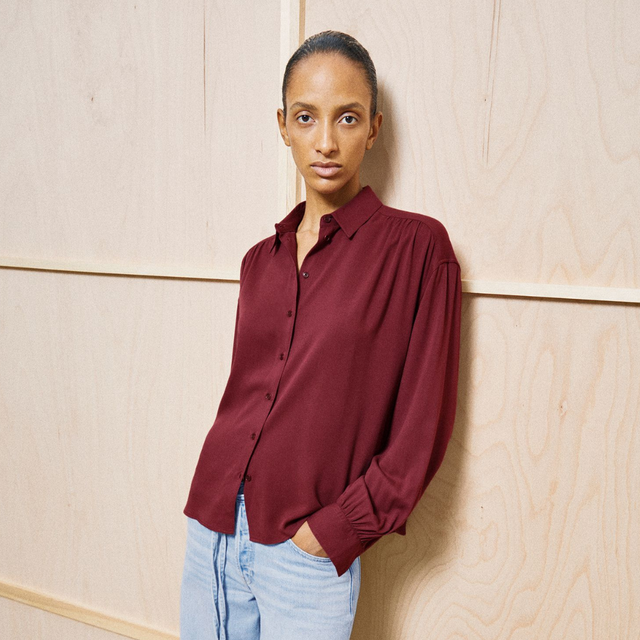 Armedangels | EFINARAA Blouse | Velvet Red