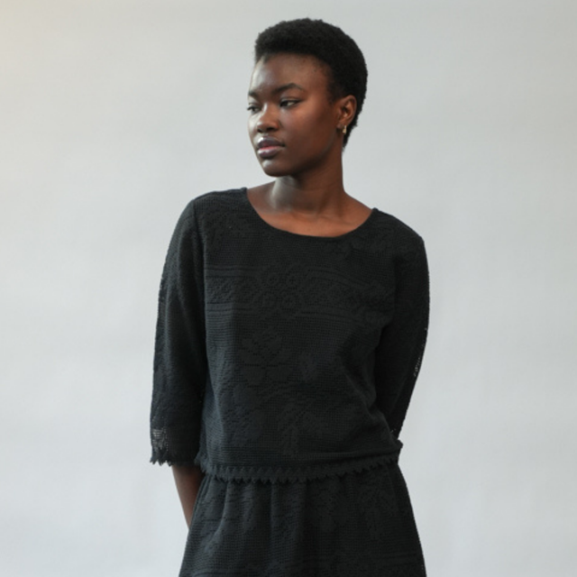 Beaumont Organic | DAISY-FAY Top | Black