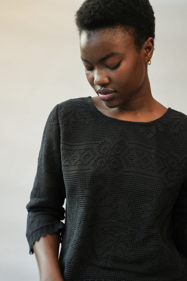 Beaumont Organic | DAISY-FAY Top | Black