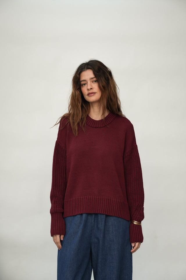 Beaumont Organic | EMMY Jumper | Bordeaux