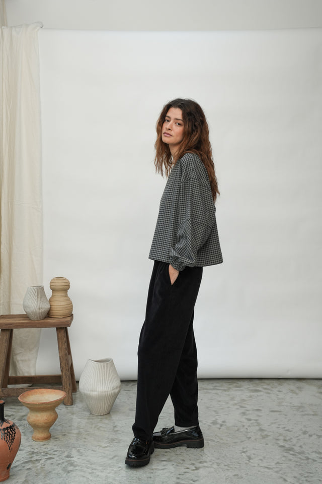Beaumont Organic | HAZEL CAY Blouse | Gingham