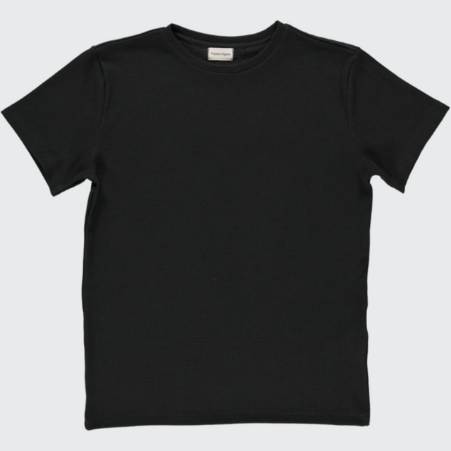 Poudre Organic | CAMISETA T-Shirt Honeycomb | Pirate Black
