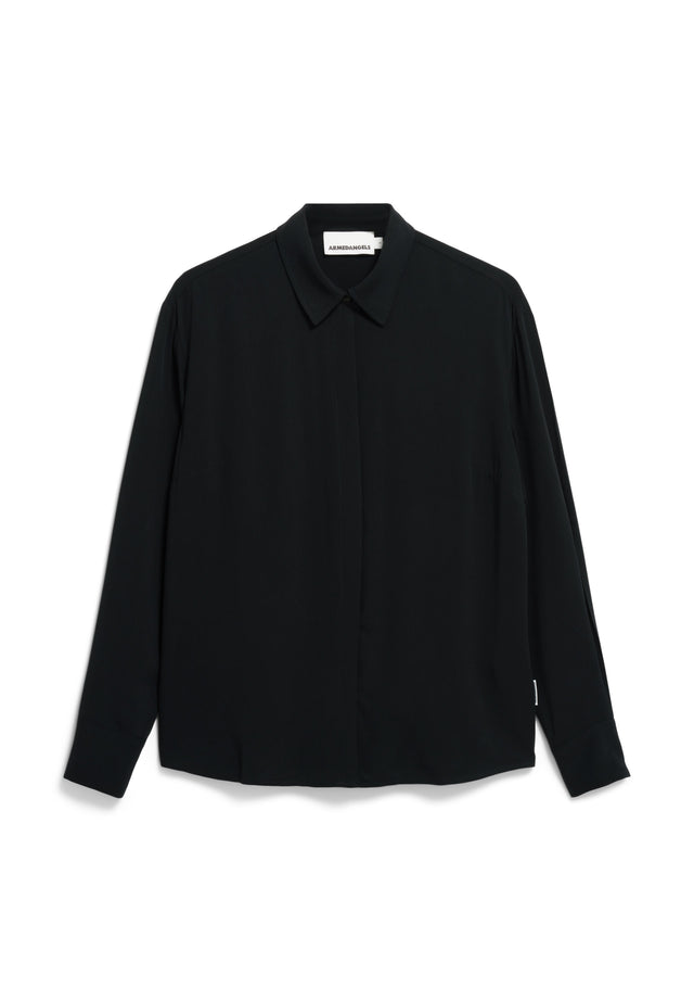 Armedangels | LARISAANA Long Sleeve Blouse | Black