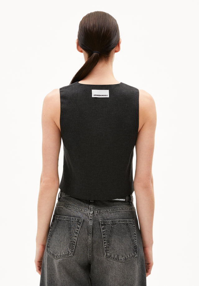 Armedangels | SINERIAA Vest | Steel Melange