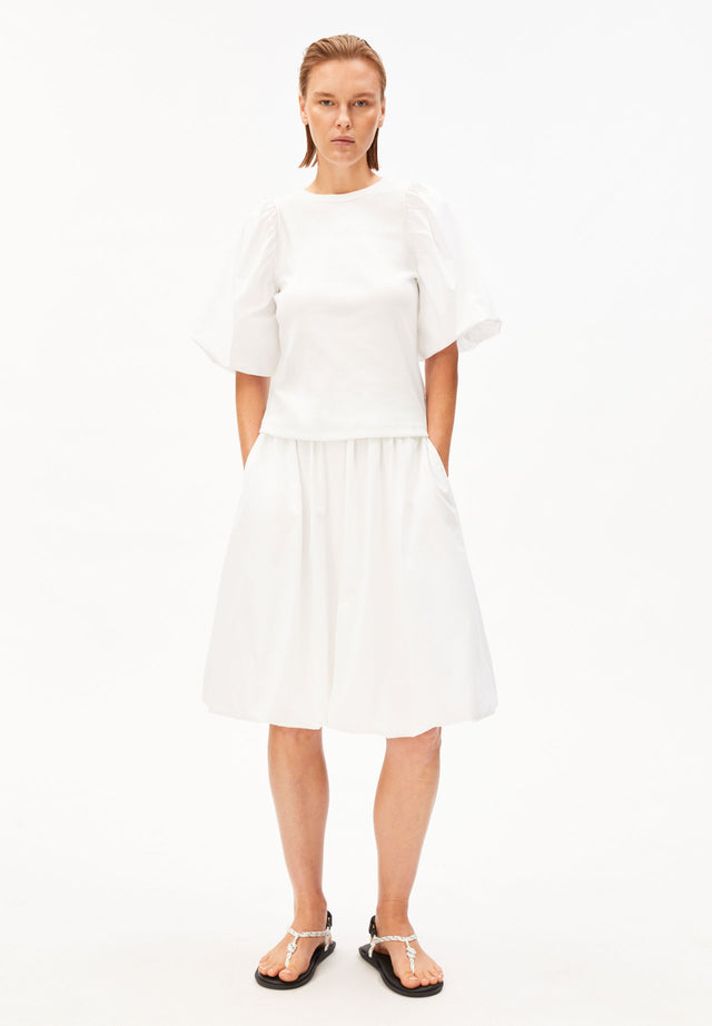 Armedangels | PUFF SLEEVE T-shirt | White