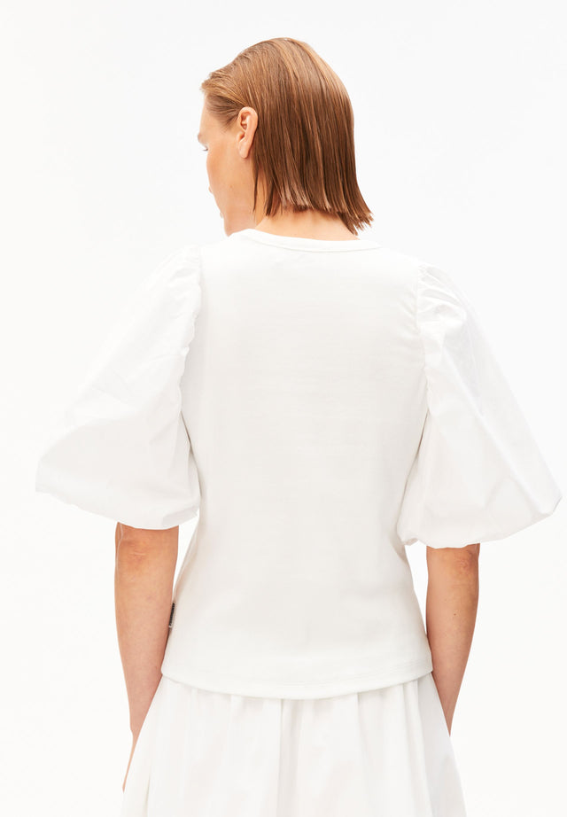 Armedangels | PUFF SLEEVE T-shirt | White