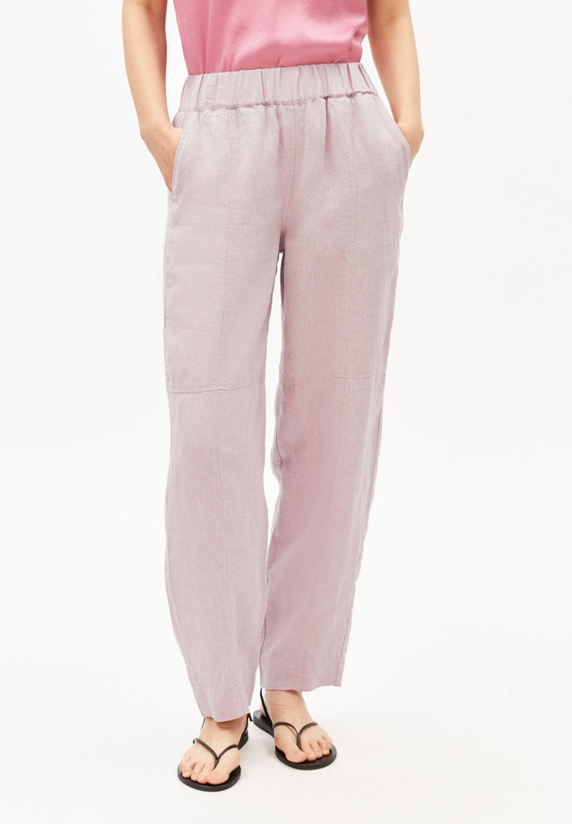 Armedangels | LINEN BARREL Pants | Pink Mist