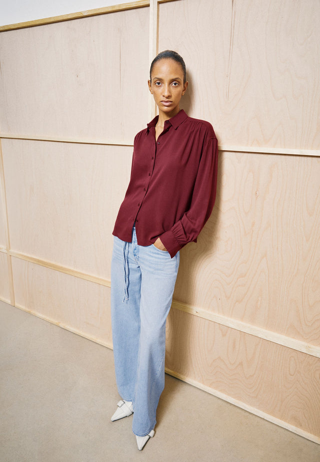 Armedangels | EFINARAA Blouse | Velvet Red