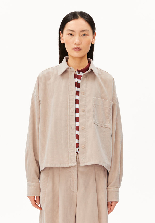 Armedangels | NALAANI Corduroy Blouse | Soft Honey