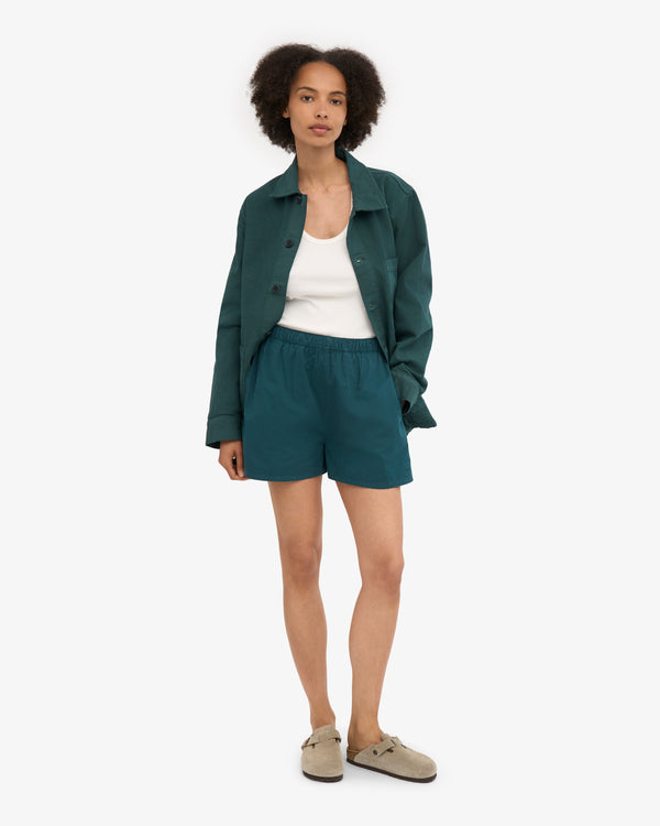 Colorful Standard | Organic Twill Shorts | Ocean Green