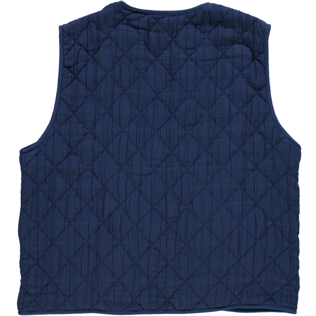 Poudre Organic | CERCIS Vest | Dark Denim
