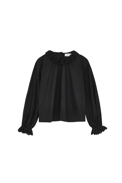 Skall Studio | CORNFLOWER Blouse | Black