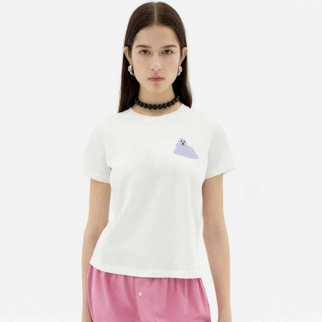 Thinking Mu| IDA Blueseal Tee | White