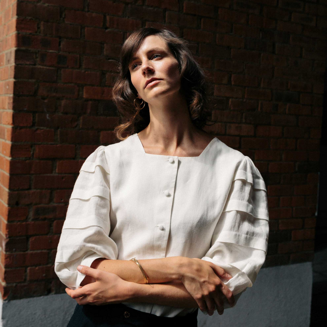 Jennifer Slattery | NANCY Linen Top | Cream