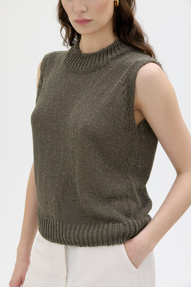 MASKA | LULIA Vest | Taupe
