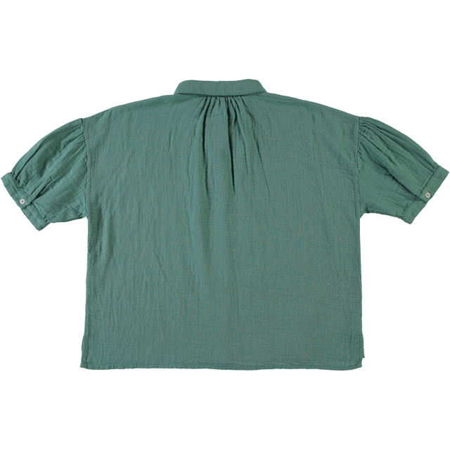 Poudre Organic | NEOTINE Blouse | Deep Grass Green
