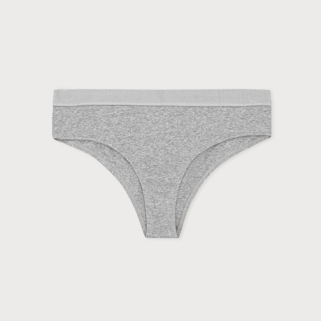 Bonds Seamless Stretch Rib Hipster Underwear For Women - 3-Pack High Leg Comfort