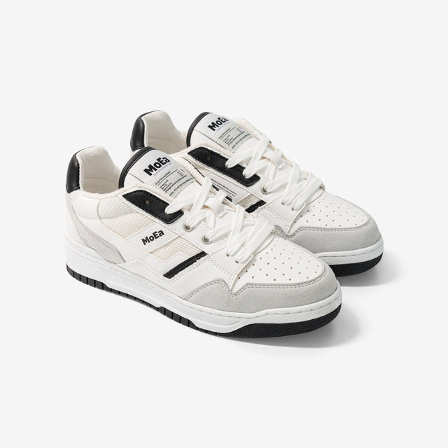 MoEa | Vegan Trainer Gen 2 | Black on White