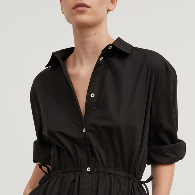 Skall Studio | Mia Shirtdress | Black