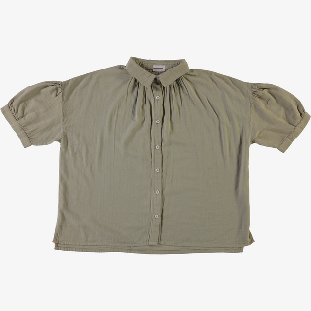 Poudre Organic | NEOTINE Blouse | Olive Gray