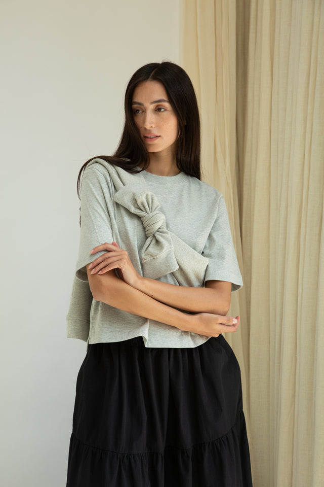 Beaumont Organic | BAY-SUE T- Shirt | Grey Marl