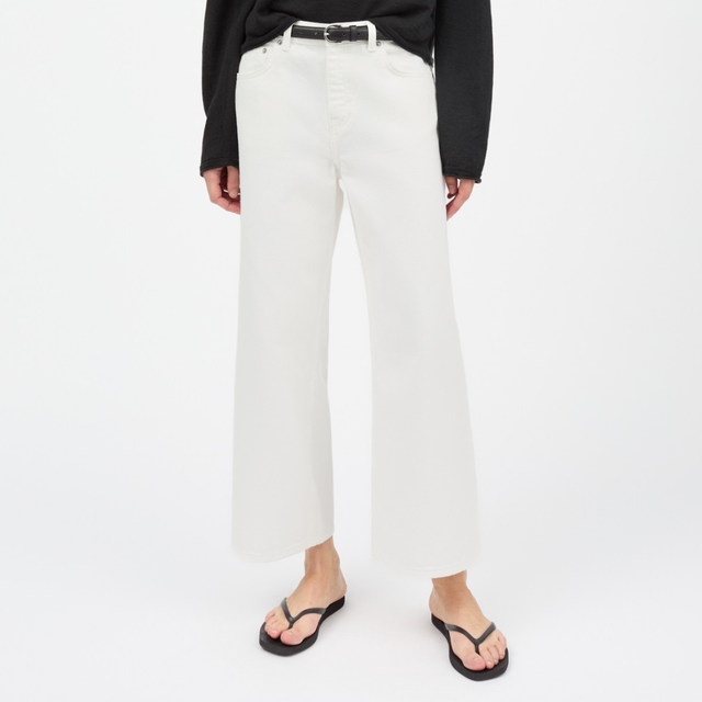 Skall Studio | TAYLOR cropped jeans | Off White