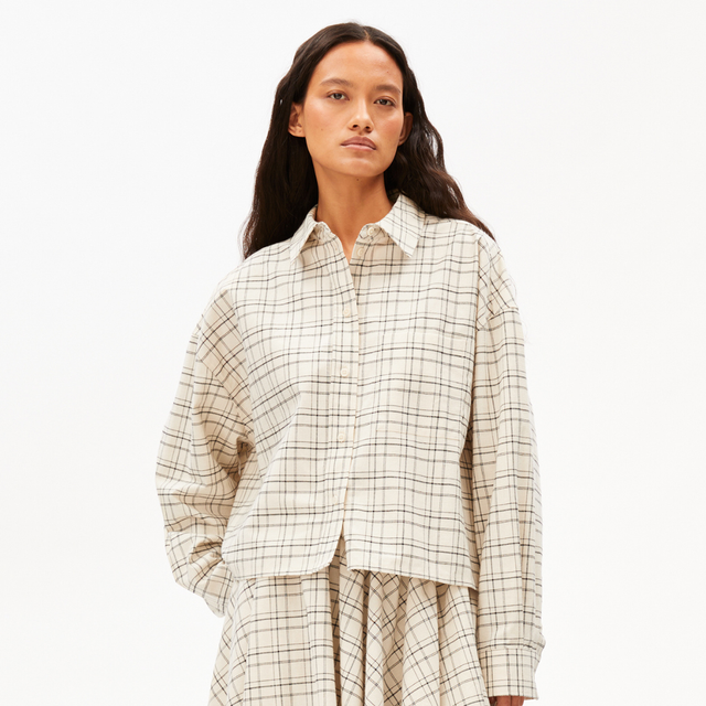 Armedangels | CHECK BOXY BLOUSE