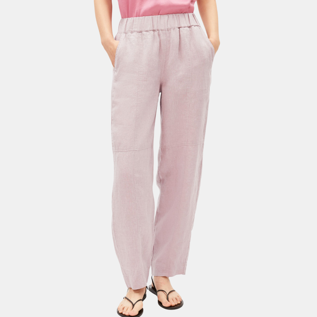 Armedangels | LINEN BARREL Pants | Pink Mist