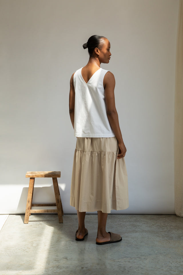 Beaumont Organic | CECILIA Poplin Skirt