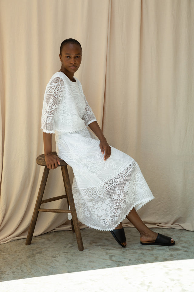 Beaumont Organic | LYLA-FAY Lace Skirt
