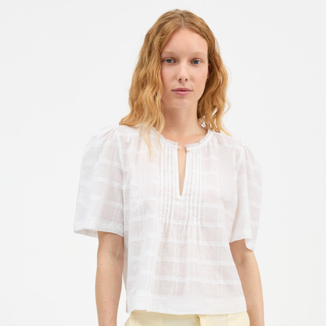 Skall Studio | FIORE Blouse | White