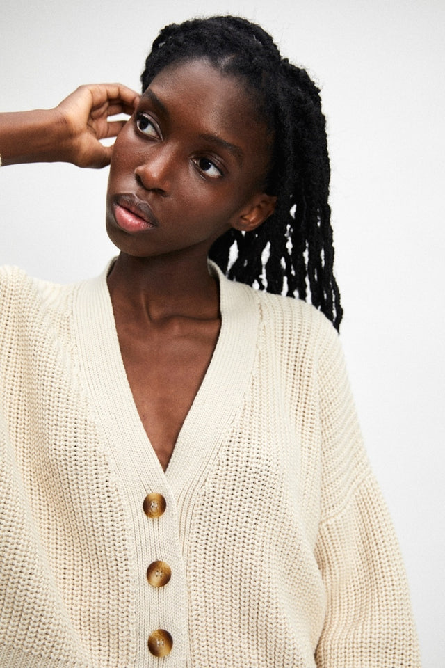 Rita Row | SCLATER Cardigan | Beige