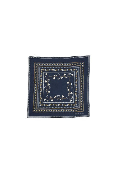 Skall Studio | Floral Scarf | Navy