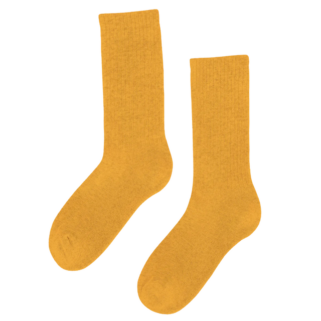 Colorful Standard | Active Rib Sock | Burned Yellow