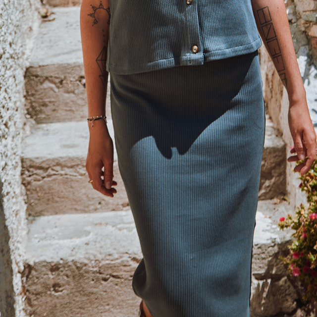 Poudre Organic | HYDRANGEE Skirt | Pirate Black