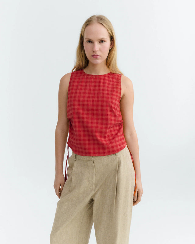 Thinking Mu | FLORENCE Seersucker Top