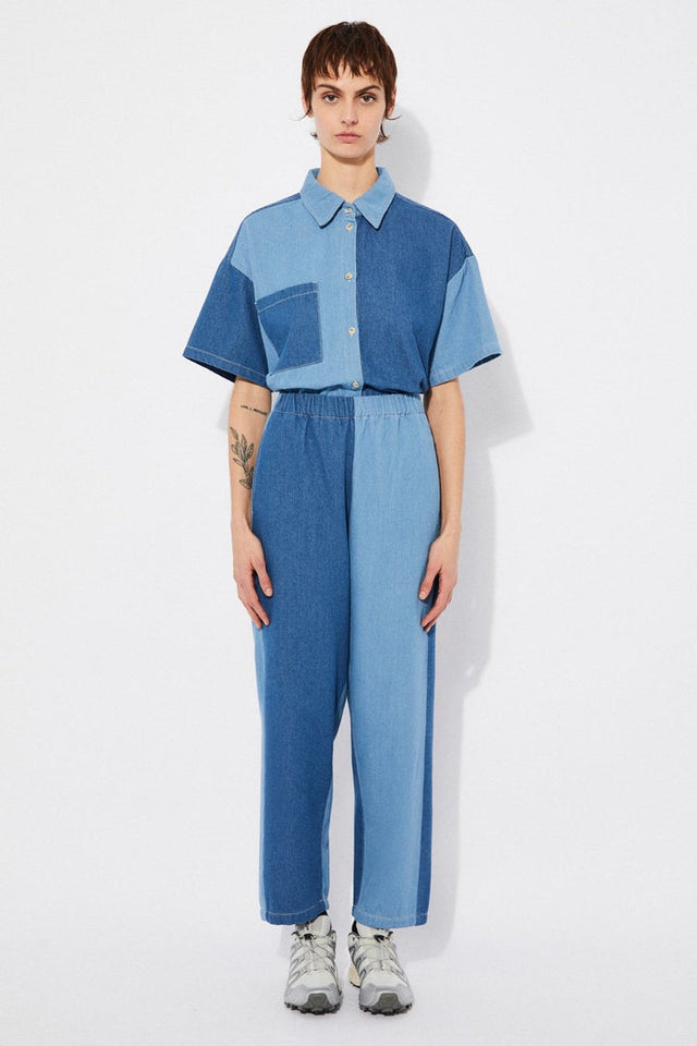 Rita Row | TAHULL Denim Patch Pants