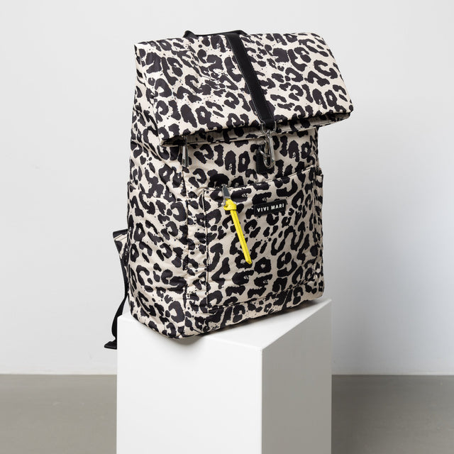 VIVI MARI | Backpack | Leopard Sand