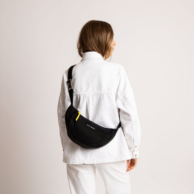 VIVI MARI Padded Hip Bag | Black