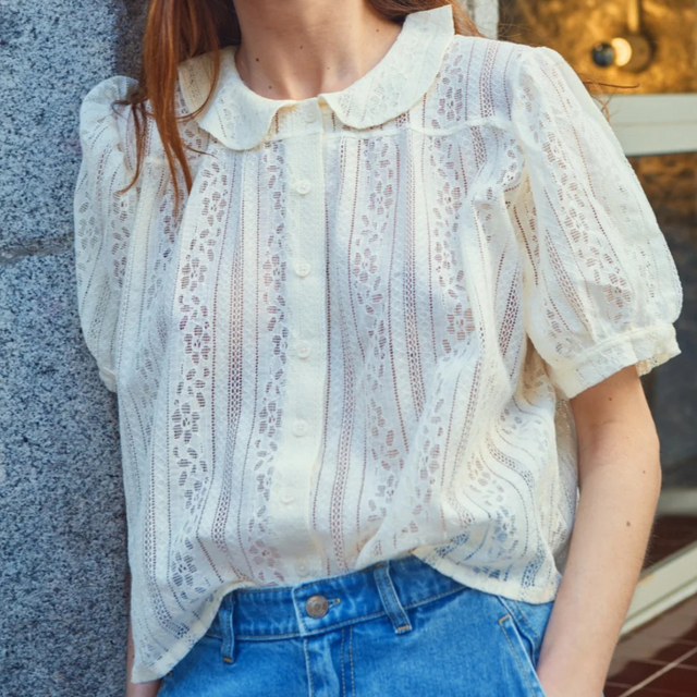 Poudre Organic | AMBRE Lace blouse