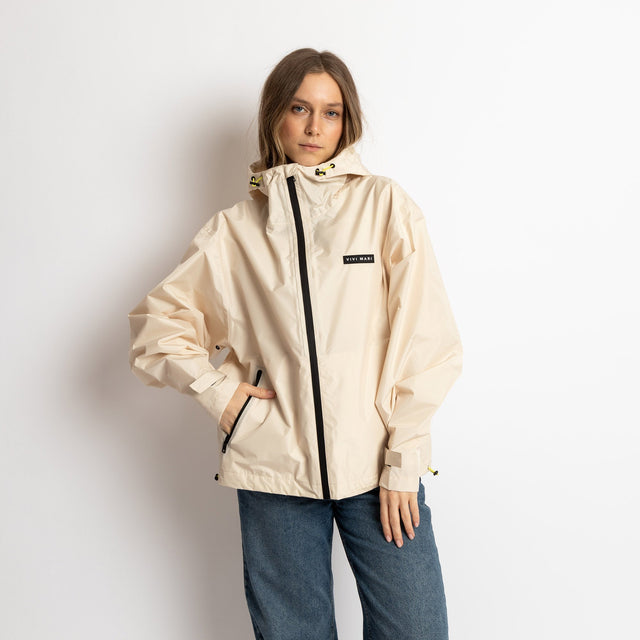 VIVI MARI Rain Jacket | Sand