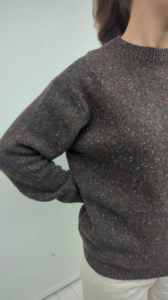 Poudre Organic | PULL Thé Jumper | Speckled Earth