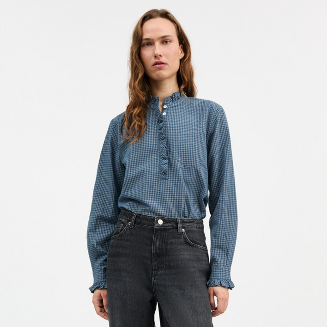 Skall Studio | LUNE Shirt | Mini Check