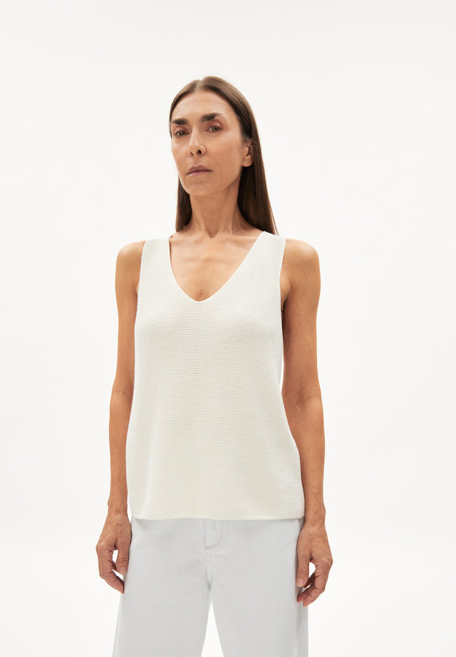 WILMAA Organic Knit Top | Off White